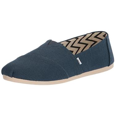 Imagem de TOMS Alpargata slip-on feminino, Majolica Blue, 5.5