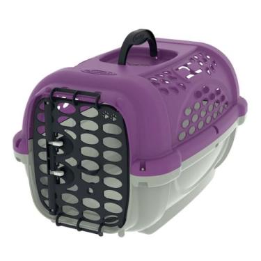 Imagem de Caixa de Transporte para Cachorro Gato Pet Panther Nº2 - Plast pet, Li