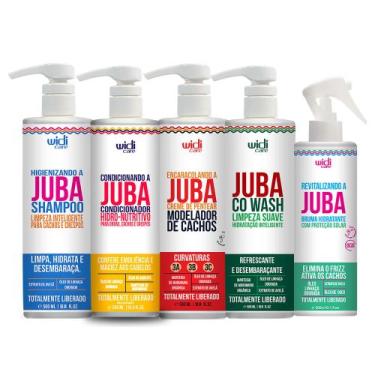 Imagem de Kit Widi Care Juba Co Wash, Condicionador, Encaracolando, Bruma, Shamp