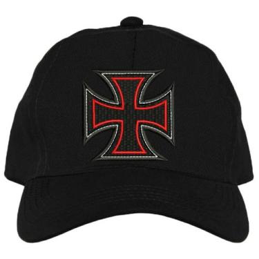 Imagem de Boné Kaluapa Cruz de Malta, Vermelho, Unissex, Único