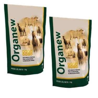 Imagem de Kit 02 Unidades Organew 1kg Suplementos Vetnil