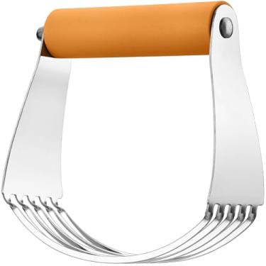 Imagem de Spring Chef Liquidificador de massa grande para assar, ferramenta profissional de cortador de massa, ferramenta de cortador de massa folhada de aço inoxidável com lâminas afiadas, liquidificador