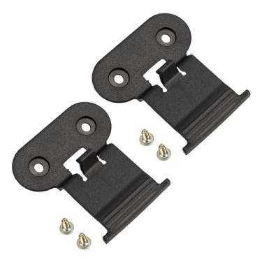 Imagem de Rldym Conjunto de trava de tampa de console central de piso de apoio de braço de 2 peças 55037537AA compatível com Jeep Cherokee XJ 1997-2001