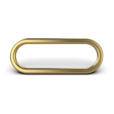 Imagem de 10 unidades - Passante Zamac Banho 23mm x 09mm - Decaplast, Gold Free