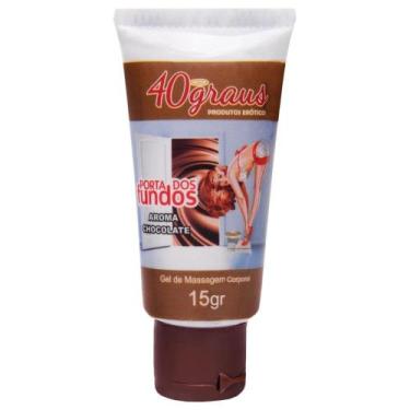 Imagem de Porta Dos Fundos Anestésico Aromático 15G 40Graus - 40 Graus, CHOCOLAT