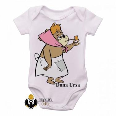 Imagem de body nenê criança roupa bebê Hanna Barbera Dona Ursa - Empório Dutra, 