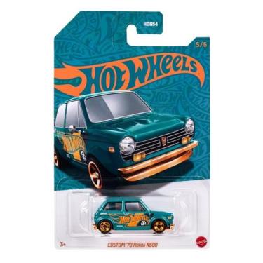 Imagem de Hot wheels Honda N600 Custom 70 Temático Edição 5/6, Azul