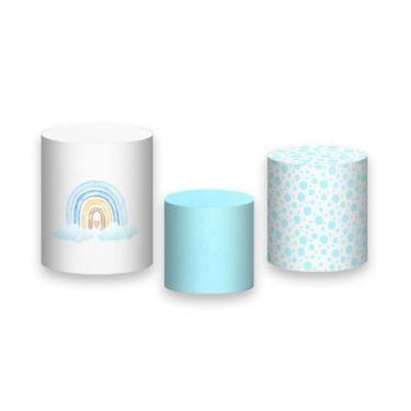 Imagem de Trio De Capa Cilindro - Céu Azul Arco-íris 040 - Via Cores