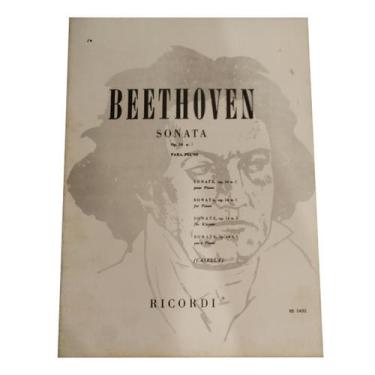 Imagem de Livro beethoven sonata op. 14 n. 01 para piano rev. casella - RICORDI