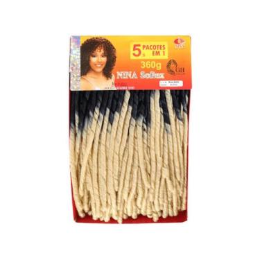 Imagem de Cabelo Sintetico Nina Softex Pacotão Serve 1 Cabeça Cheia - importado 