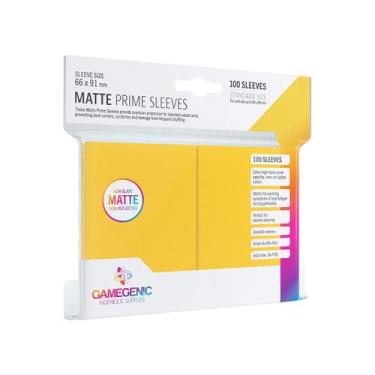 Imagem de Gamegenic: Matte Prime Sleeve (Amarelo) - Galápagos - Galápagos Jogos