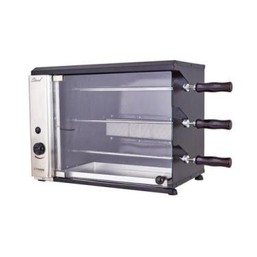 Imagem de Assador a Gás de Bancada Vertical 3 Espetos Stand Titan Gás Natural 12