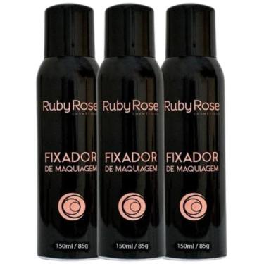 Imagem de Kit 3 Fixador De Maquiagem Hb312 150Ml - Ruby Rose