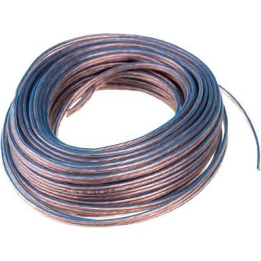 Imagem de Fio Cabo Bicolor Cordão Paralelo Cristal 2 X 1,5mm Rolo 50 Metros - CA