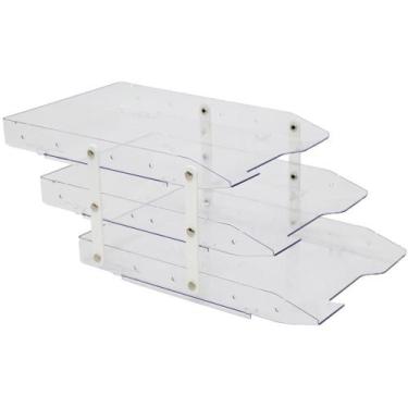 Imagem de Caixa Correspondência Tripla SLIM Móvel Cristal Selada - Waleu