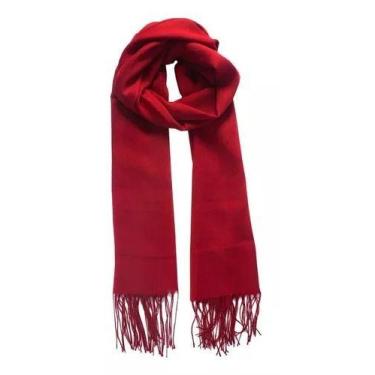 Imagem de Cachecol Echarpe Pashmina Lenço Xale Manta Lisa Moda - SC Imports, Azu