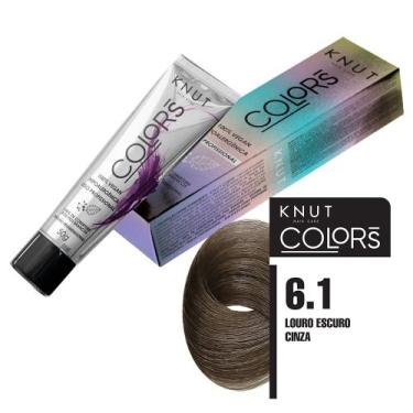 Imagem de KNUT Colors 50g - Louro Escuro Cinza 6.1