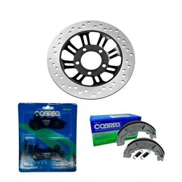 Imagem de Disco De Freio e Pastilha Patim Honda titan 160 2018/22 - COBREQ