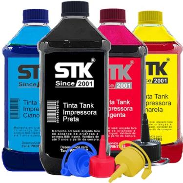 Imagem de Kit 4 Tintas Stkink Compatível C5390 C5890 C5810 250ml