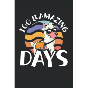 Imagem de 100 llamazing days: Dot Grid Jounal ToDo Exercise Book or Diary 6" x 9" (15.24 x 22.86 cm) 120 pages