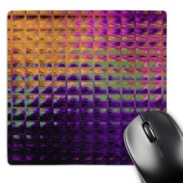 Imagem de 3dRose Mouse pad LLC 20 x 20 x 0,65 cm, azulejos de vidro em roxo (mp_25979_1)