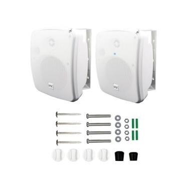 Imagem de Par Caixa Acústica Passiva 5" K5 Branca Kaz Audio 300W RMS Hurricane