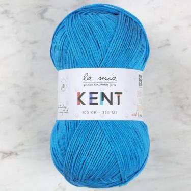Imagem de La Mia Kent 1 novelo 50% algodão 50% fio de acirílico, 100 gramas, 330 metros, azul - L125