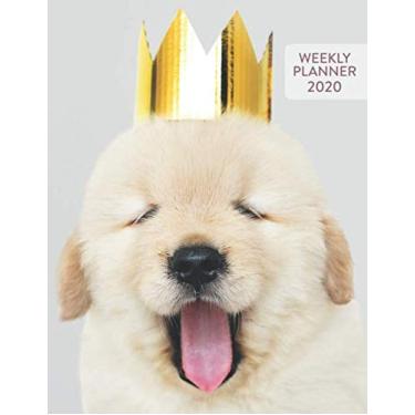 Imagem de 2020 Weekly Planner: Weekly Layout Planner With Space For Notes, Each Month Calendar View At A Glance. Monday To Sunday Daily Organizer With Funny Dog Cover