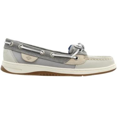 Imagem de Mocassim feminino Angelfish Varsity da Sperry, Grey/Oat, 6