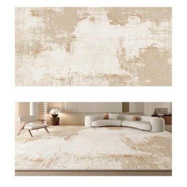 Imagem de Tapete Bege Abstrato Creme Sala de Estar Tapetes Decorativos de Luxo Tamanho Grande Tapete Fácil de Limpar Sofá Quarto Tapetes, AX044,3,D,300x400CM