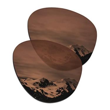 Imagem de SmartVLT Lentes de reposição unissex marrom âmbar para óculos de sol Ray-Ban RB3026 62 mm