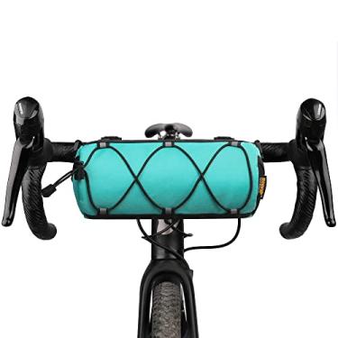Imagem de Rhinowalk Bolsa para guidão de bicicleta, bolsa frontal de bicicleta, bolsa de armazenamento de quadros, mountain road bikes, bolsa de ombro para passageiros, acessórios profissionais de ciclismo -
