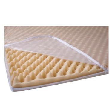 Imagem de Capa Protetora Lençol Piramidal para Colchão Anti-escaras Impermeável Com Zíper