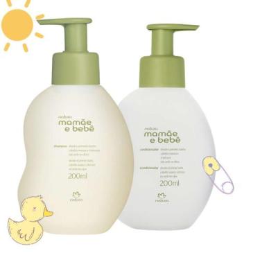 Imagem de KIT Banho Shampoo Condicionador Mamãe e Bebê Natura