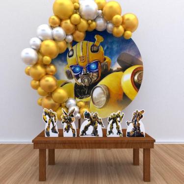 Imagem de KIT Festa Painel Redondo Bumblebee - IMPAKTO VISUAL