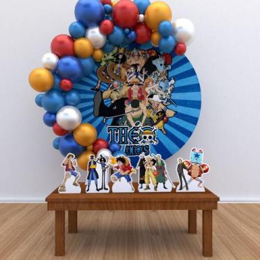Imagem de Kit Festa Painel Redondo PERSONALIZADO One Piece  01  - IMPAKTO VISUAL