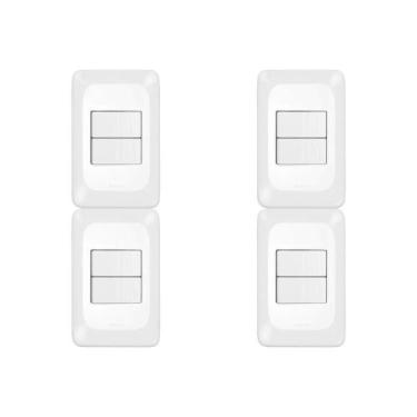 Imagem de Kit C/4 - Pial Conjunto  Pop 4X2 2 Paral Lgx202 - Pial legrand