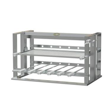 Imagem de Churrasqueira Elevatória 6 Espetos Grelha Parrilla Uruguaia - Lider Gr