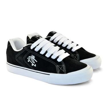 Imagem de Tênis QIX Skate Chorão Park Preto Latex, 34, Preto, Latex