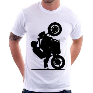 Imagem de Camiseta Moto Grau XJ6 - Foca na Moda, Branco, P