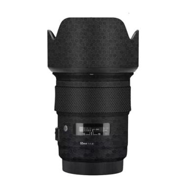 Imagem de Lente Skin Camera Vinly Wrap Flim para Sigma 50 mm F1.4 DG HSM Art Apto para Canon Mount Camera Adesivo Decorativo de Corpo Inteiro Decalque 1:1.4 50 1.4 (Honeycomb Black)