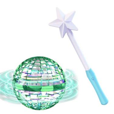 Imagem de Drone Orb Voador ATHLERIA Green Hover Boomerang - Brinquedo para Crian