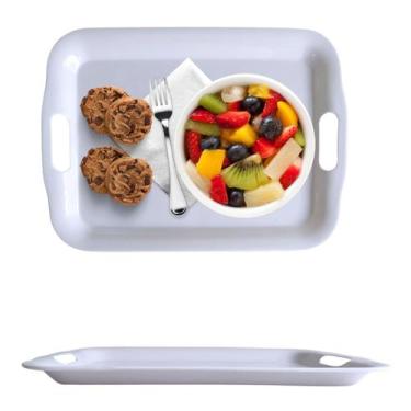 Imagem de Bandeja pra Servir Café 33cm com Alça Prato em Melamina - Fx
