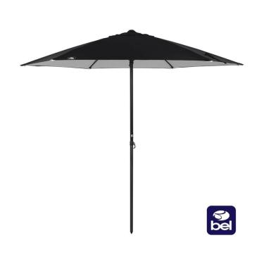 Imagem de Guarda Sol Premium 2,40m Alumínio Reforçado Milagres Preto - 12707 Belfix