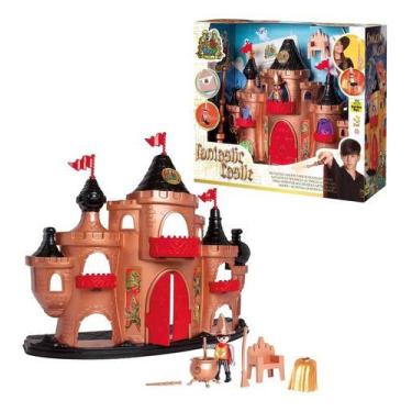 Imagem de Castelo Infantil Magico Bruxo Brinquedo Menino C/ Acessorios - Samba T