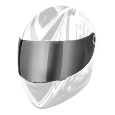 Imagem de Viseira Polivisor Shark S650 S700 S800 S900 - Anti Risco, Cromado