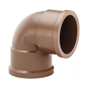 Imagem de Cotovelo Joelho 3/4 90 Soldável 40mm Marrom Pvc  Oferta - Krona