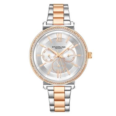 Imagem de Relógio Feminino Stuhrling Almasi 3908 Quartzo 40mm, Prata Clássico