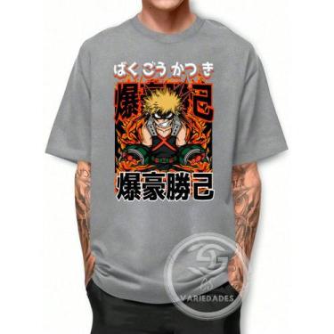 Imagem de Camiseta Boku no Hero Anime Mangá Camiseta  Anime  100% Algodão Malha 