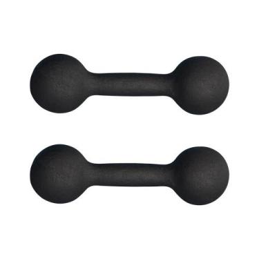 Imagem de Par Halter Bola Pintado 5kg Peso Musculação Academia - Camarx